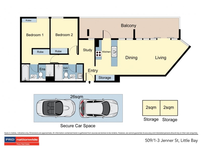 509/1-3 Jenner Street, Little Bay NSW 2036 Floorplan