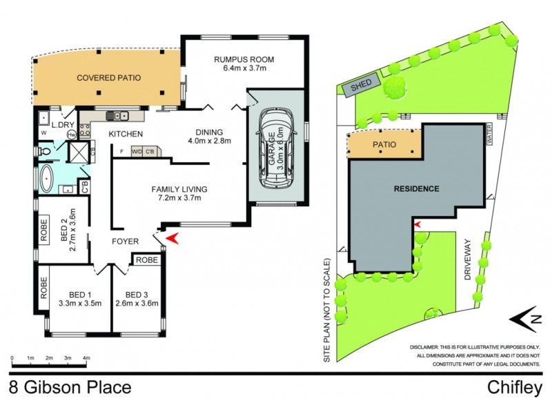 8 Gibson Place, Chifley NSW 2036 Floorplan