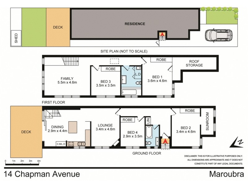 14 Chapman Avenue, Maroubra NSW 2035 Floorplan