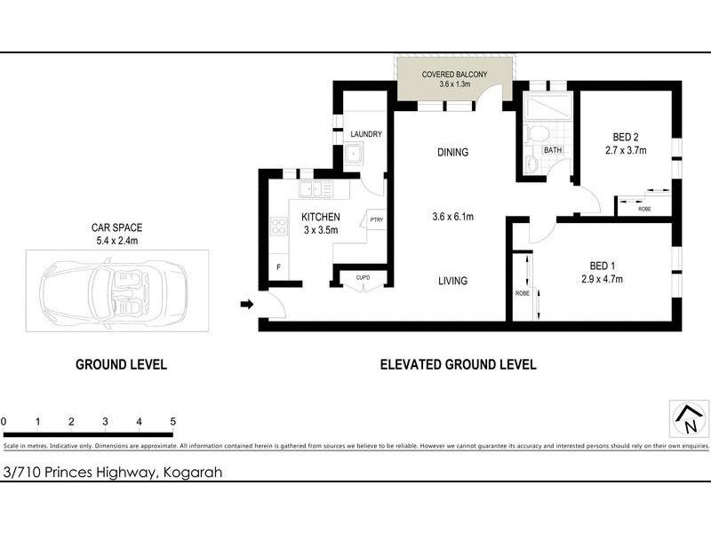3/710 Princess Highway, Kogarah NSW 2217 Floorplan