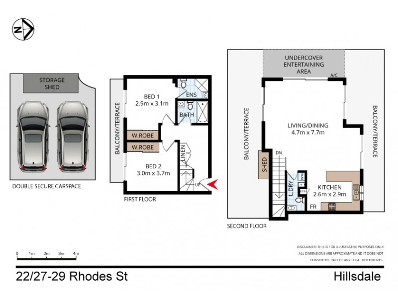 22/27-29 Rhodes Street, Hillsdale NSW 2036 Floorplan