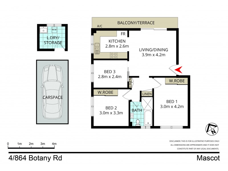 4/864 Botany Road, Mascot NSW 2020 Floorplan