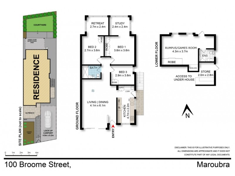 100 Broome Street, Maroubra NSW 2035 Floorplan