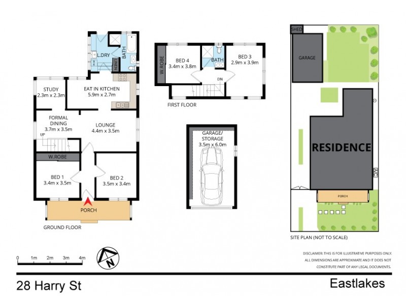 28 Harry Street, Eastlakes NSW 2018 Floorplan