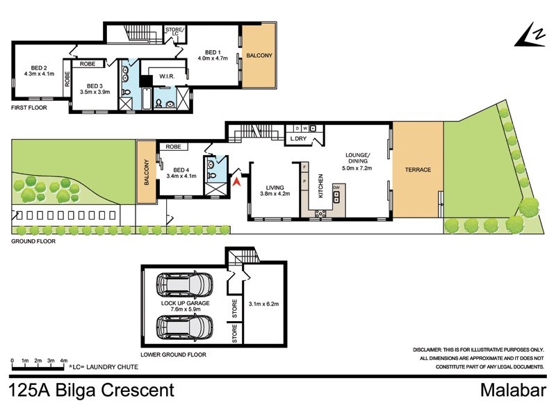 125A Bilga Crescent, Malabar NSW 2036 Floorplan