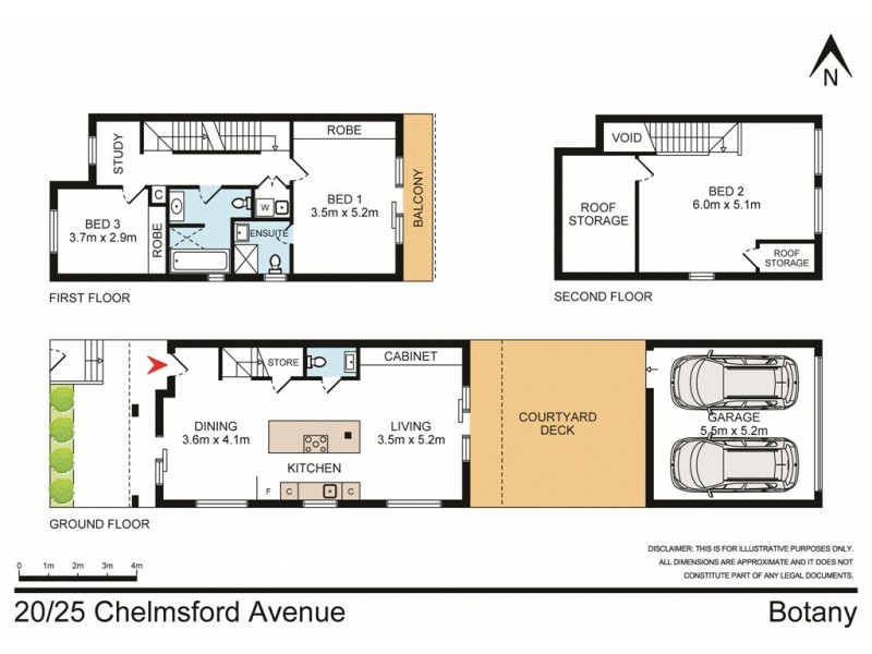 20/25 Chelmsford Avenue, Botany NSW 2019 Floorplan