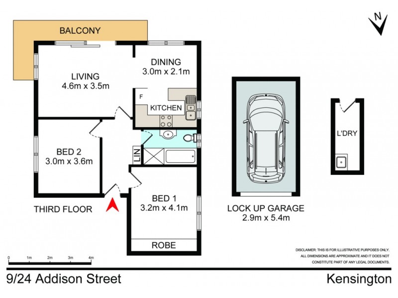 9/24 Addison Street, Kensington NSW 2033 Floorplan