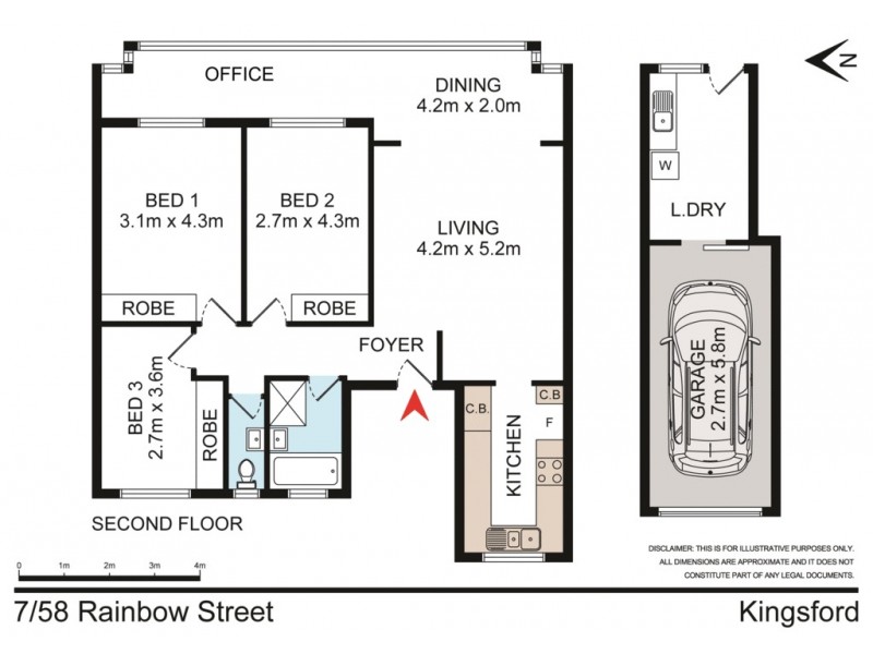 7/58-60 Rainbow Street, Kingsford NSW 2032 Floorplan