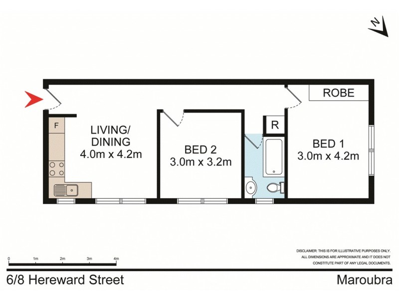 6/8 Hereward Street, Maroubra NSW 2035 Floorplan