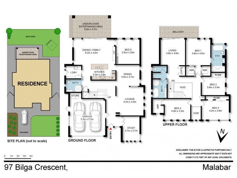 97 Bilga Crescent, Malabar NSW 2036 Floorplan