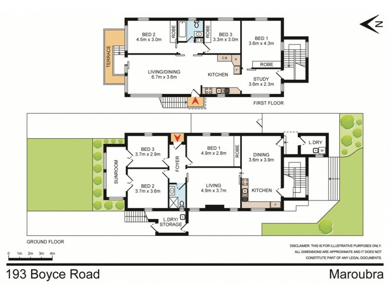 193 Boyce Road, Maroubra NSW 2035 Floorplan