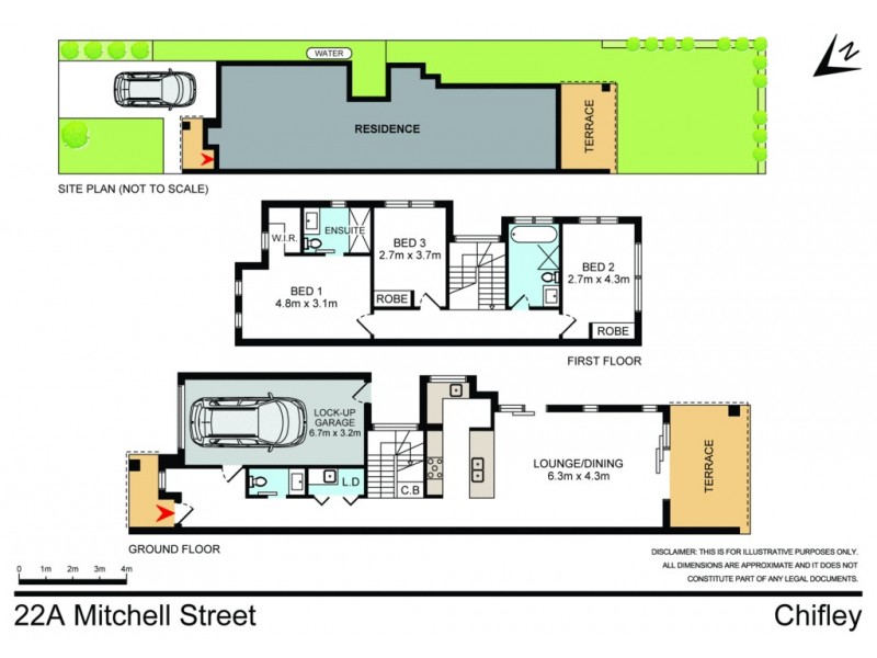 22A Mitchell Street, Chifley NSW 2036 Floorplan