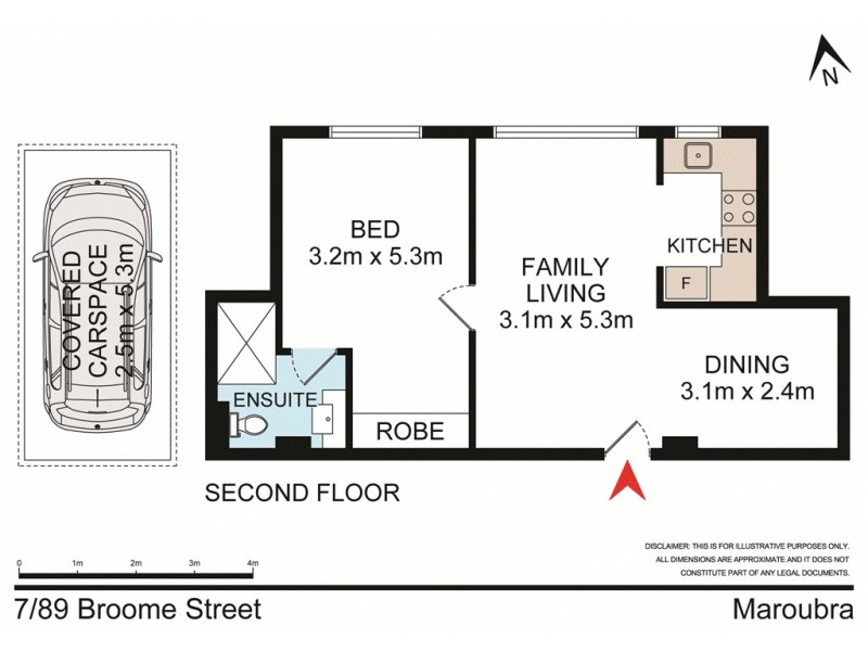 7/89 Broome Street, Maroubra NSW 2035 Floorplan