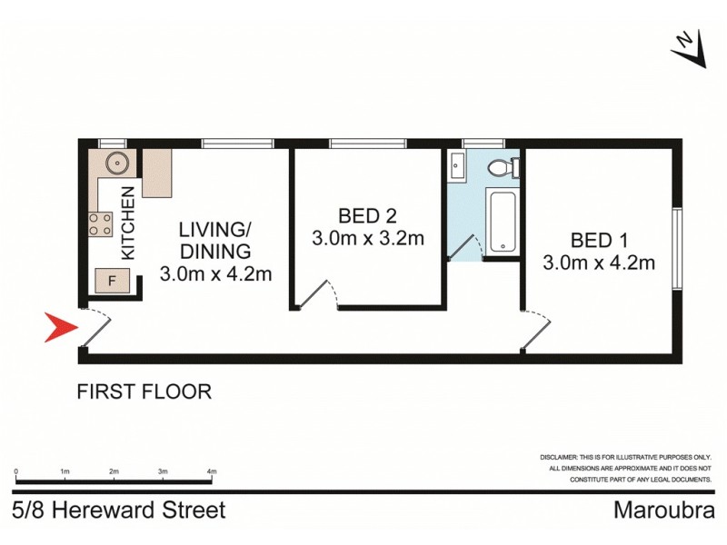 5/8 Hereward Street, Maroubra NSW 2035 Floorplan