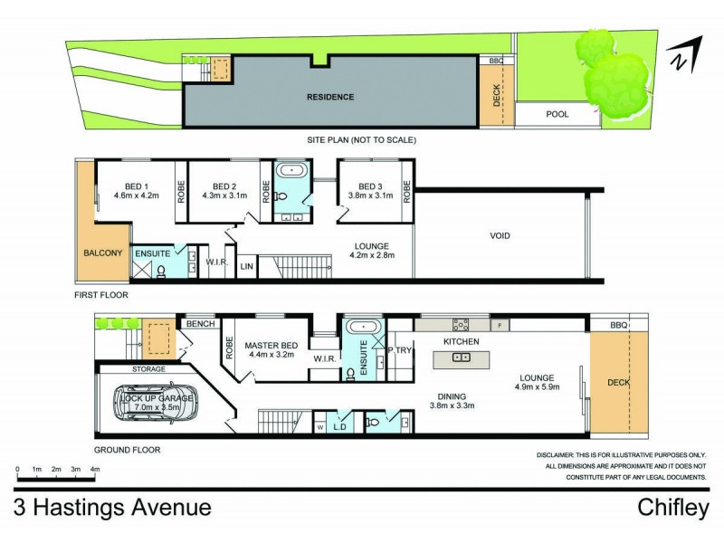 3 Hastings Avenue, Chifley NSW 2036 Floorplan