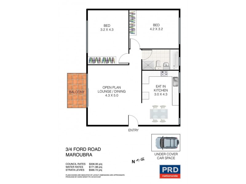 3/4 Ford Road, Maroubra NSW 2035 Floorplan