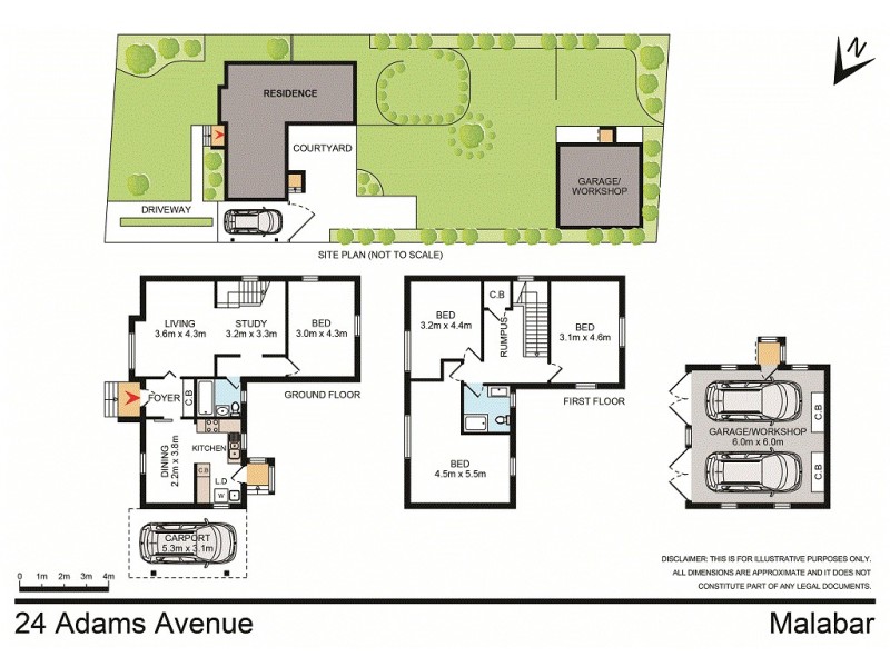24 Adams Avenue, Malabar NSW 2036 Floorplan