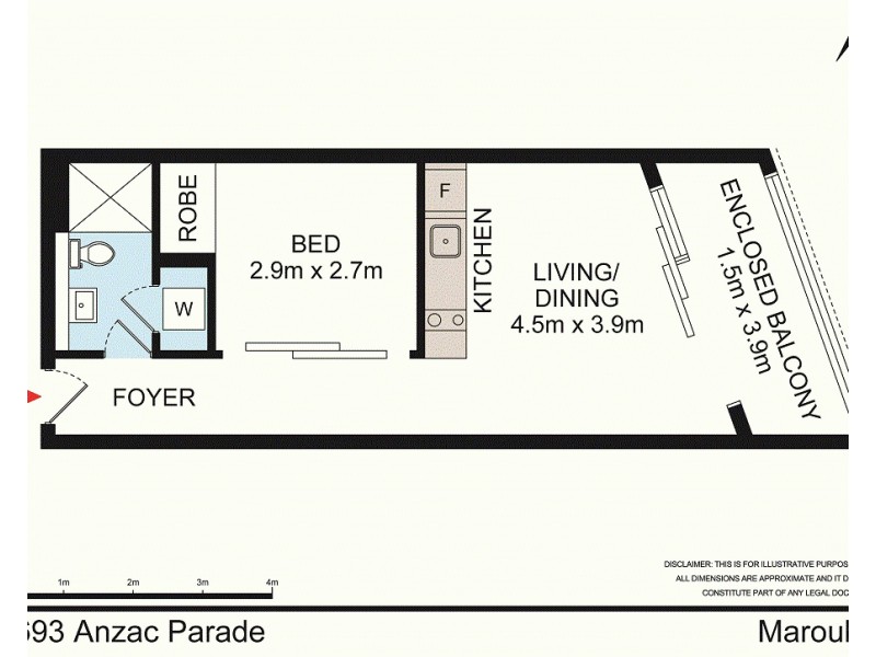 2/693 Anzac Parade, Maroubra NSW 2035 Floorplan