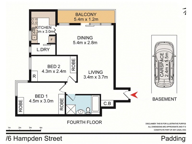 4E/6 Hampden Street, Paddington NSW 2021