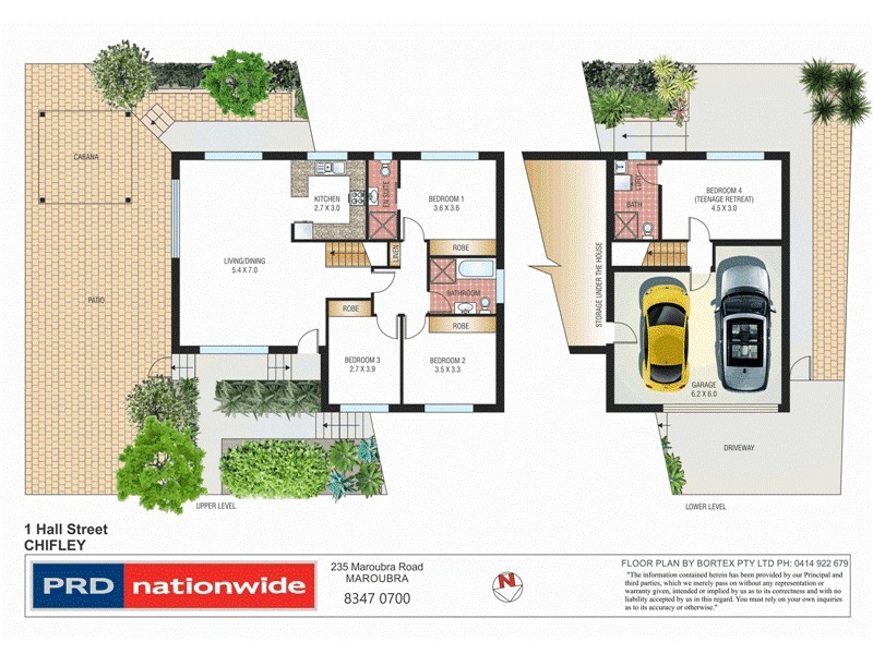 1 Hall Street, Chifley NSW 2036 Floorplan