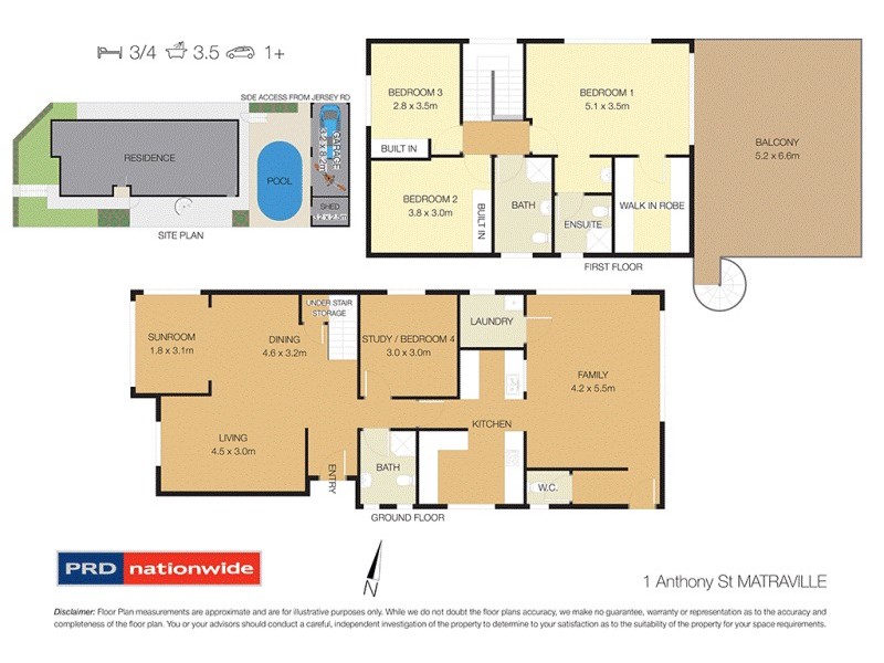 1 Anthony Street, Matraville NSW 2036 Floorplan