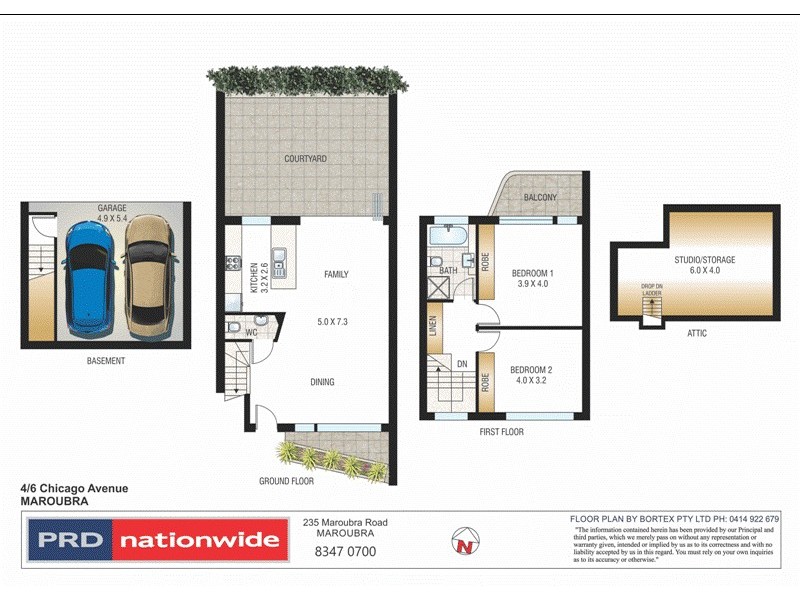 4/6 Chicago Ave, Maroubra NSW 2035 Floorplan
