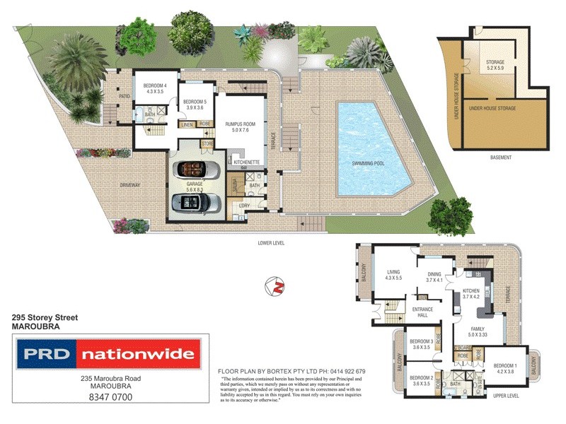 295 Storey Street, Maroubra NSW 2035 Floorplan