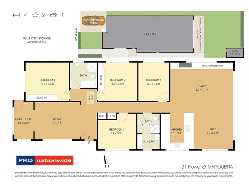 31 Flower Street, Maroubra NSW 2035 Floorplan