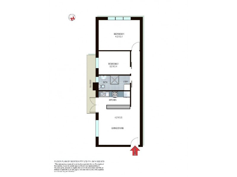 32/5 McKeon Street, Maroubra NSW 2035 Floorplan