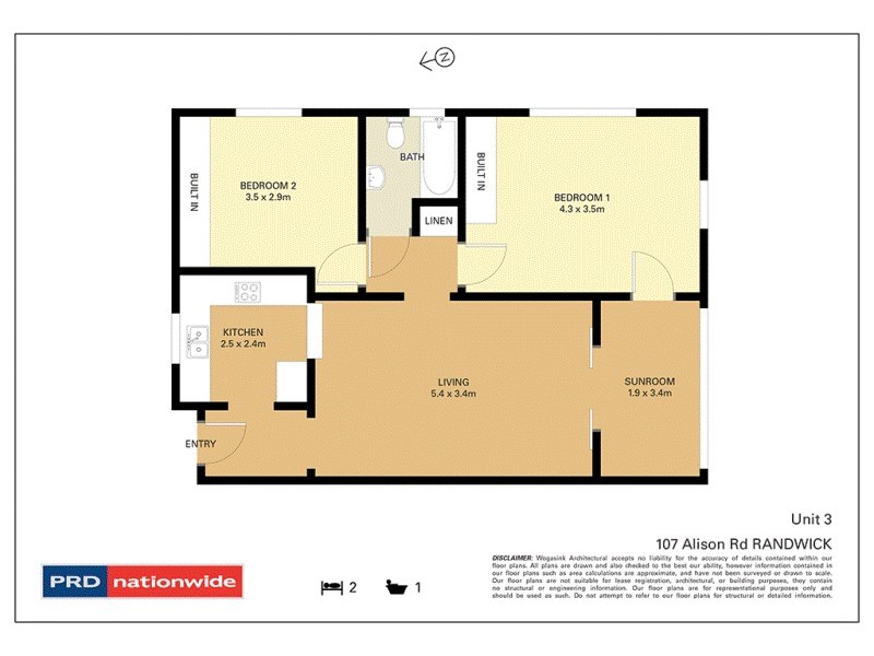 3/107 Alison Road, Randwick NSW 2031 Floorplan