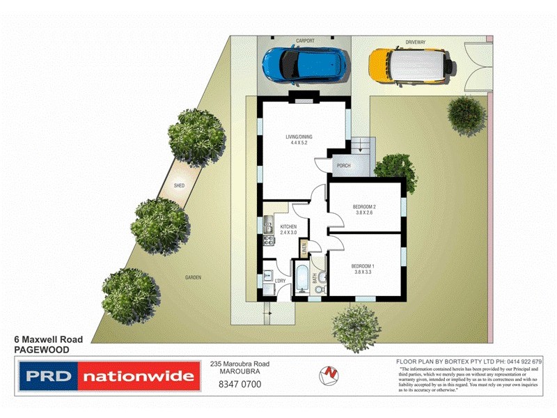 6 Maxwell Road, Pagewood NSW 2035 Floorplan