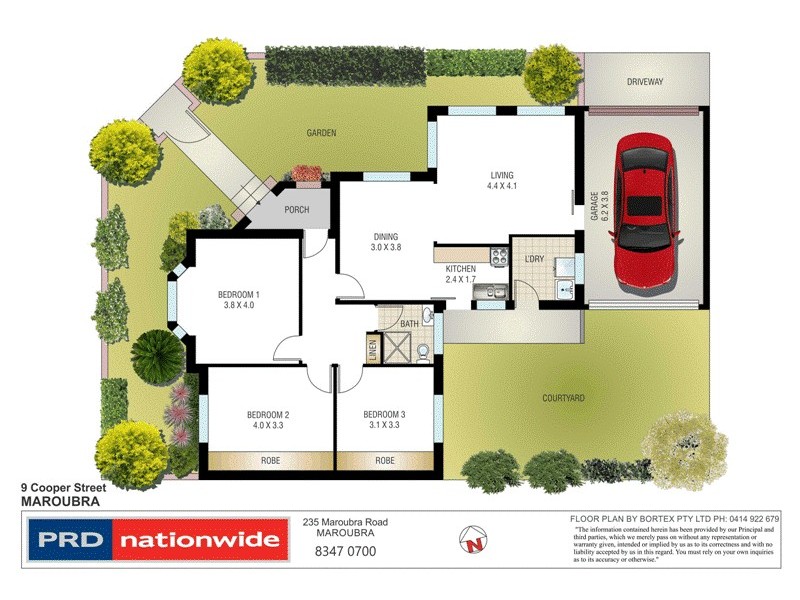 9 Cooper Street, Maroubra NSW 2035 Floorplan