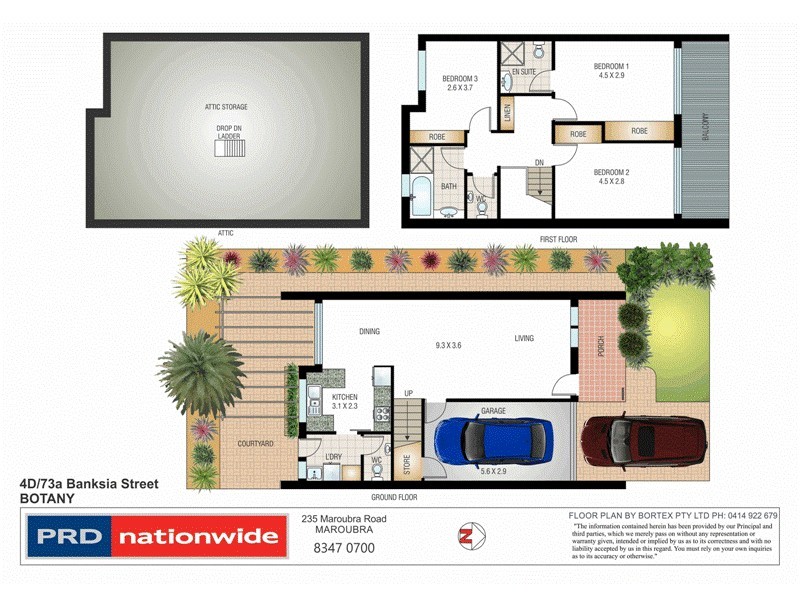 4D/73A Banksia Street, Botany NSW 2019 Floorplan