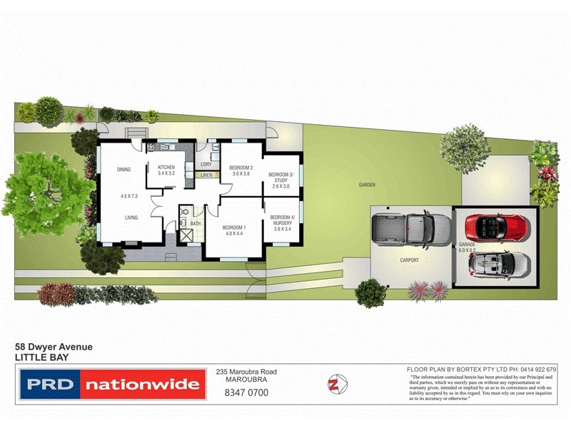 58 Dwyer Avenue, Little Bay NSW 2036 Floorplan