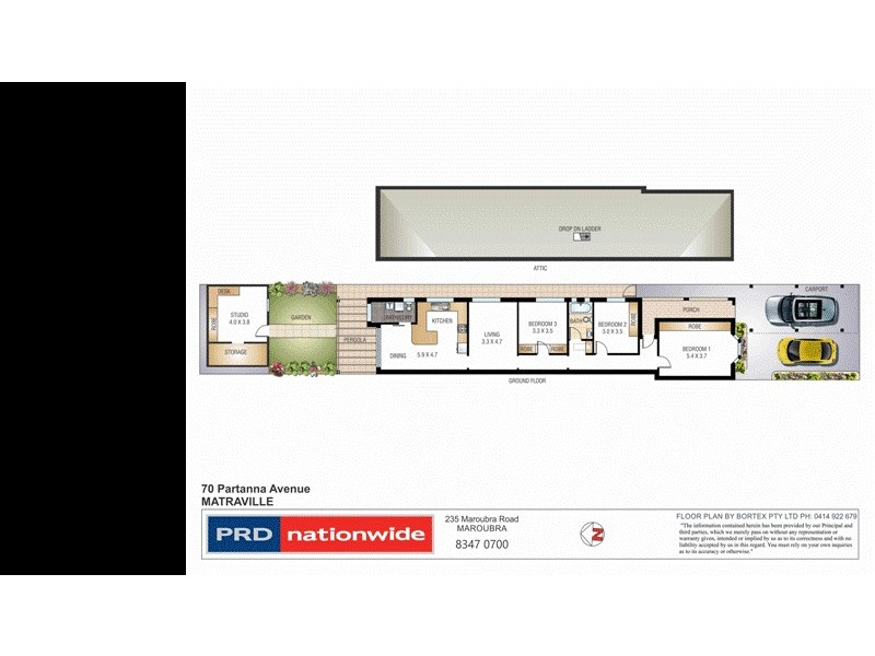 70 Partanna Avenue, Matraville NSW 2036 Floorplan