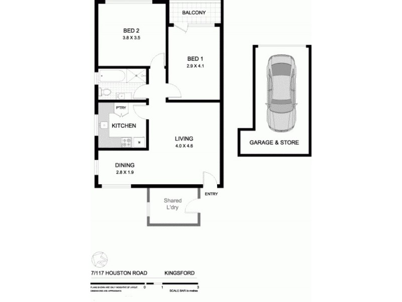 7/117-119 Houston Road, Kingsford NSW 2032 Floorplan