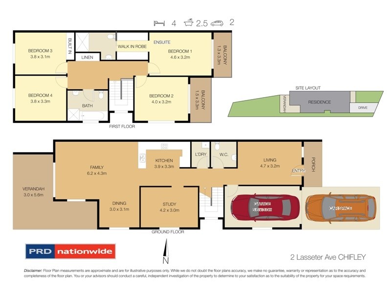 2 Lasseter Avenue, Chifley NSW 2036 Floorplan