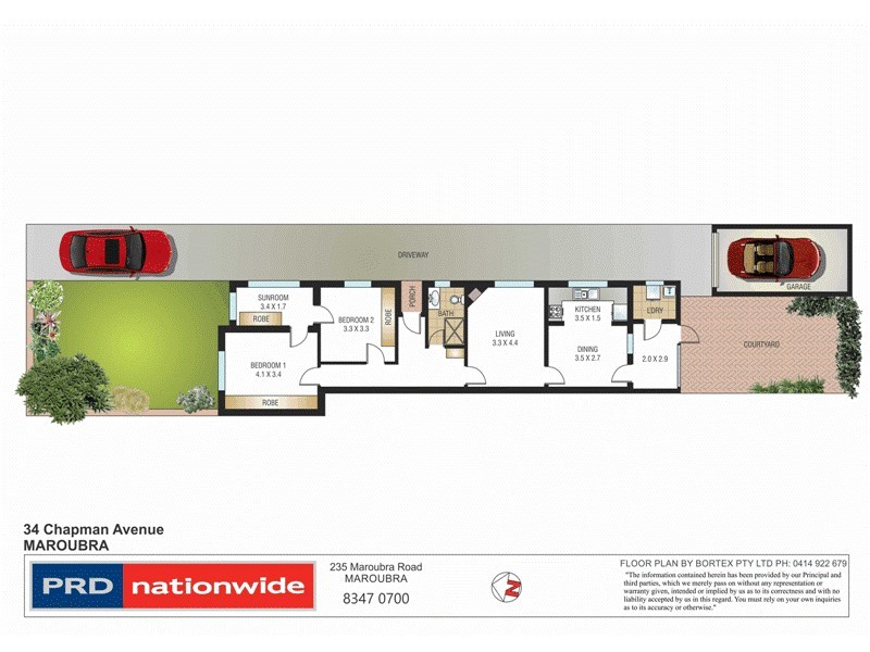 34 Chapman Avenue, Maroubra NSW 2035 Floorplan