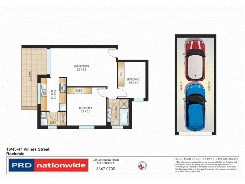 18/45-47 Villiers Street, Rockdale NSW 2216 Floorplan