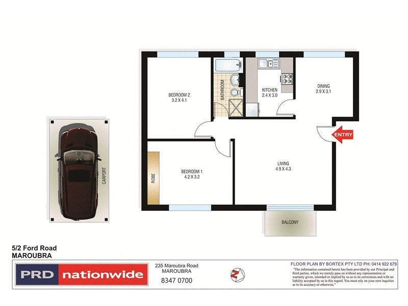 5/2 Ford Road, Maroubra NSW 2035 Floorplan