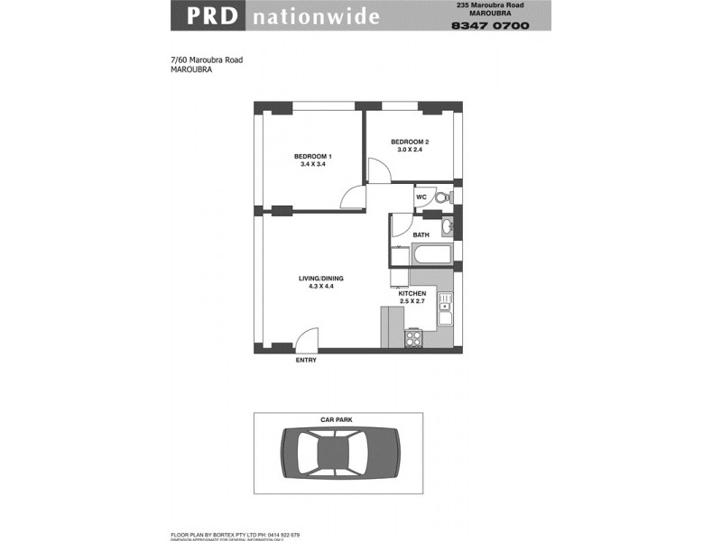 7/60 Maroubra Road, Maroubra NSW 2035 Floorplan
