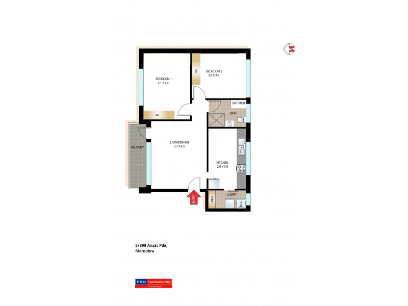 5/899 Anzac Parade, Maroubra NSW 2035 Floorplan