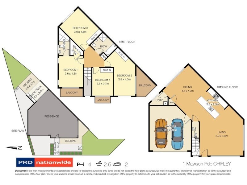 1 Mawson Parade, Chifley NSW 2036 Floorplan