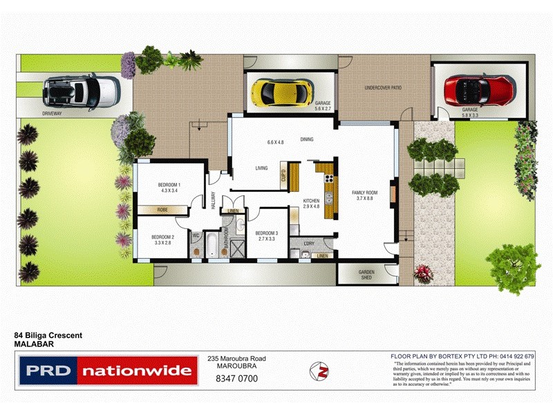 84 Bilga Crescent, Malabar NSW 2036 Floorplan