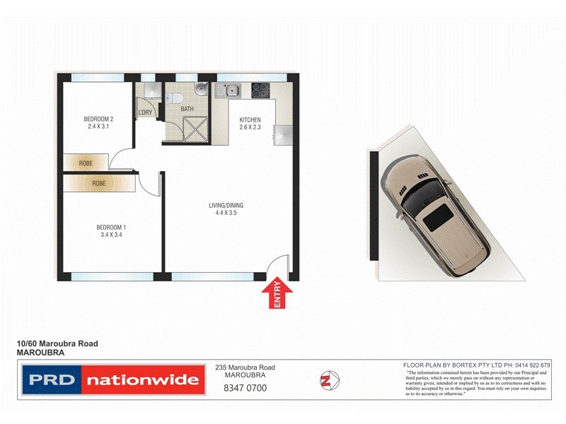 10/60 Maroubra Road, Maroubra NSW 2035 Floorplan