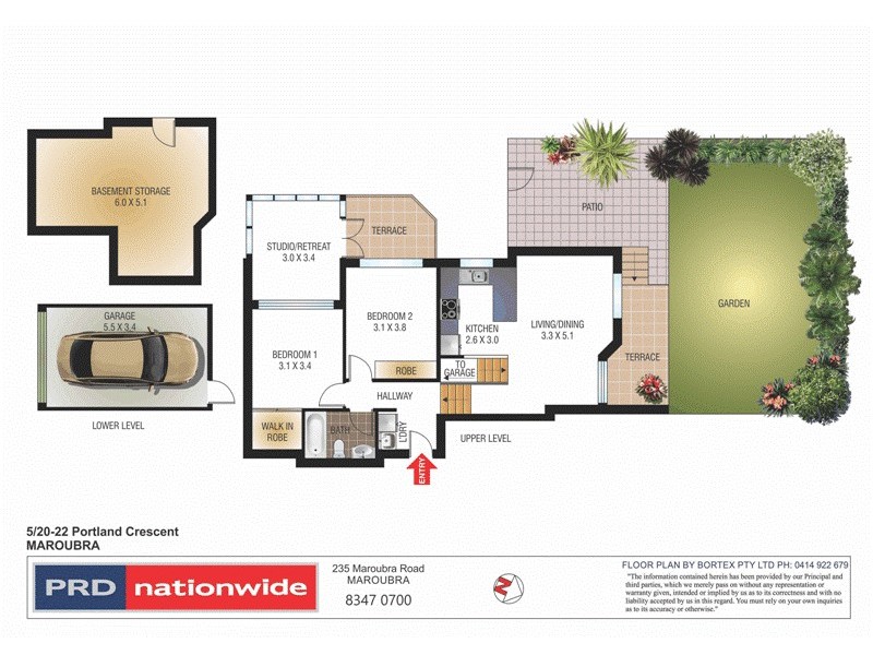 5/20-22 Portland Crescent, Maroubra NSW 2035 Floorplan