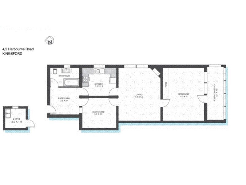 4/2 Harbourne Road, Kingsford NSW 2032 Floorplan