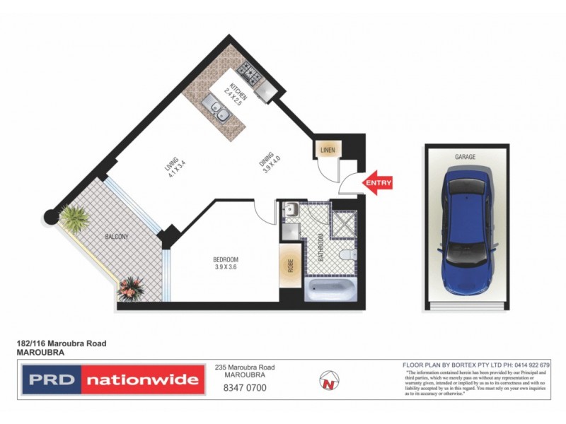 182/116-132 Maroubra Road, Maroubra NSW 2035 Floorplan