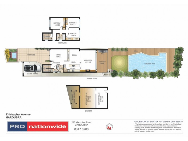 23 Meagher Avenue, Maroubra NSW 2035 Floorplan