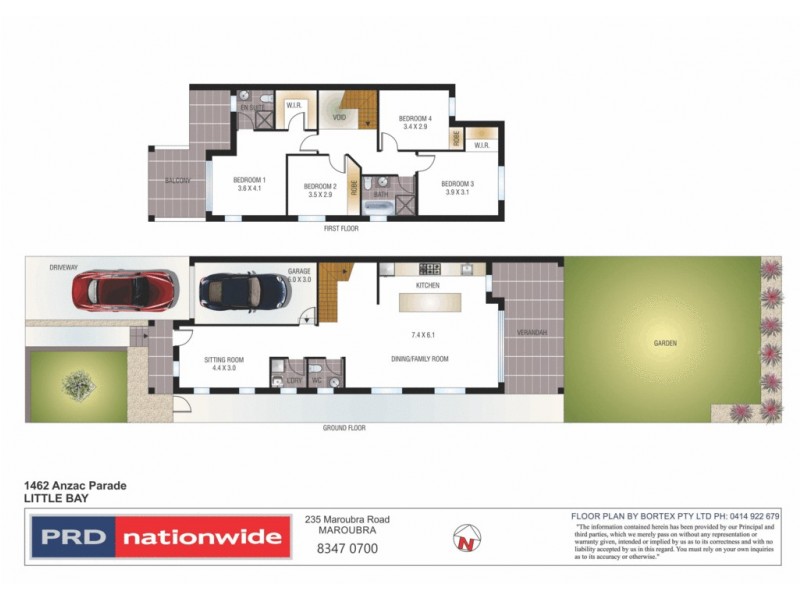 1462a Anzac Parade, Little Bay NSW 2036 Floorplan